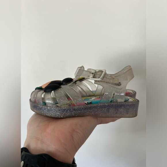 Mini Melissa Cartoon Mouse Jelly Shoes Kid Sandals Shoes US8 - Picture 3 of 9